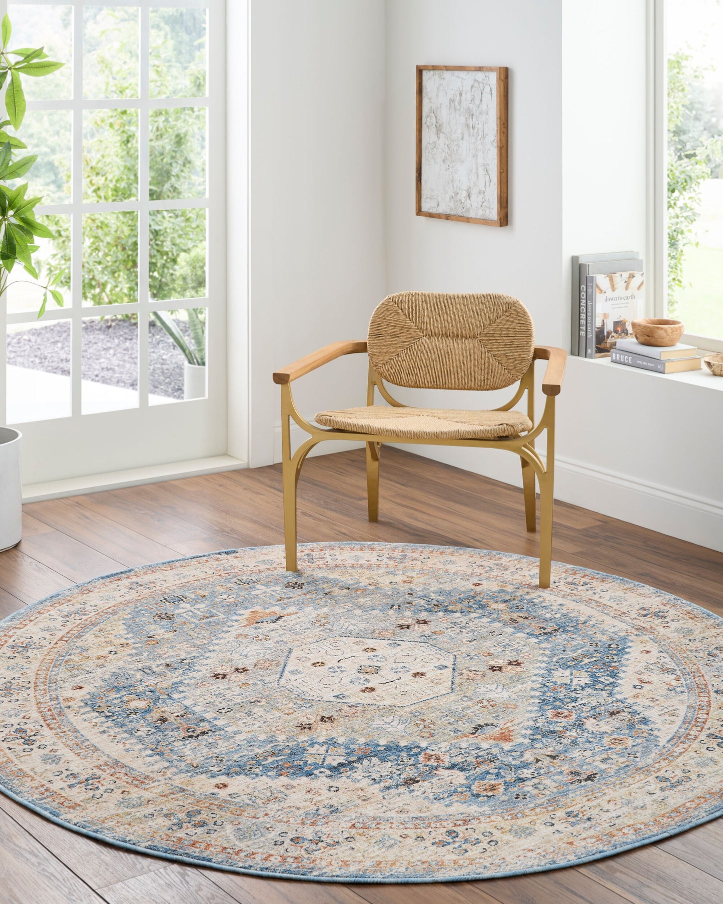 Alfombra decorativa tejida a máquina Chicago CHG-2309 de 2' x 3'