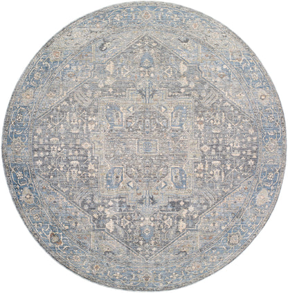 Chicago CHG-2313 8ft Round Machine Woven Area Rug
