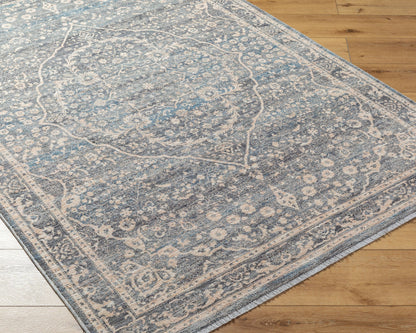 Chicago CHG-2315 8ft Round Machine Woven Area Rug