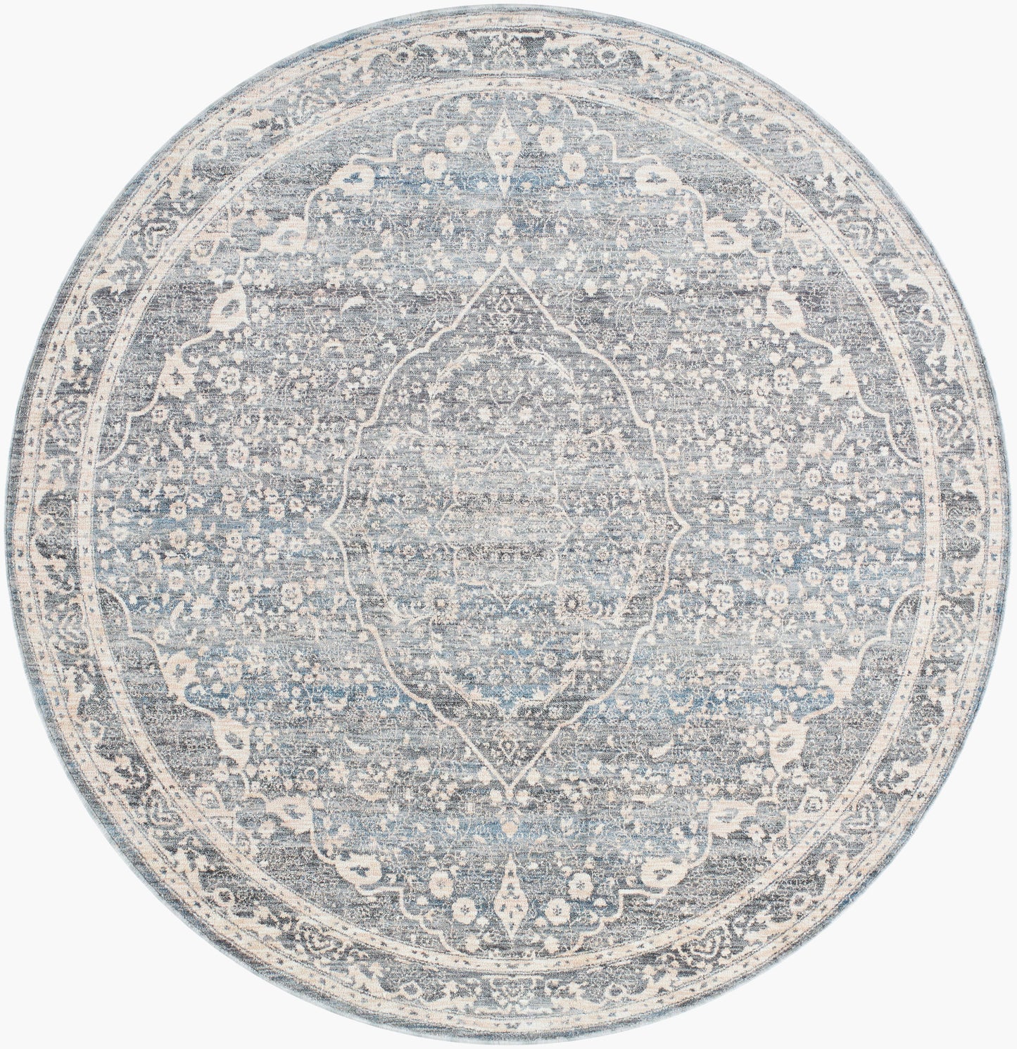 Chicago CHG-2315 8ft Round Machine Woven Area Rug