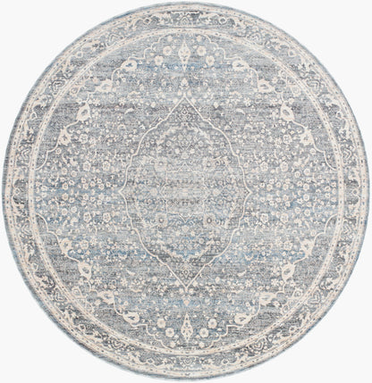 Chicago CHG-2315 8ft Round Machine Woven Area Rug