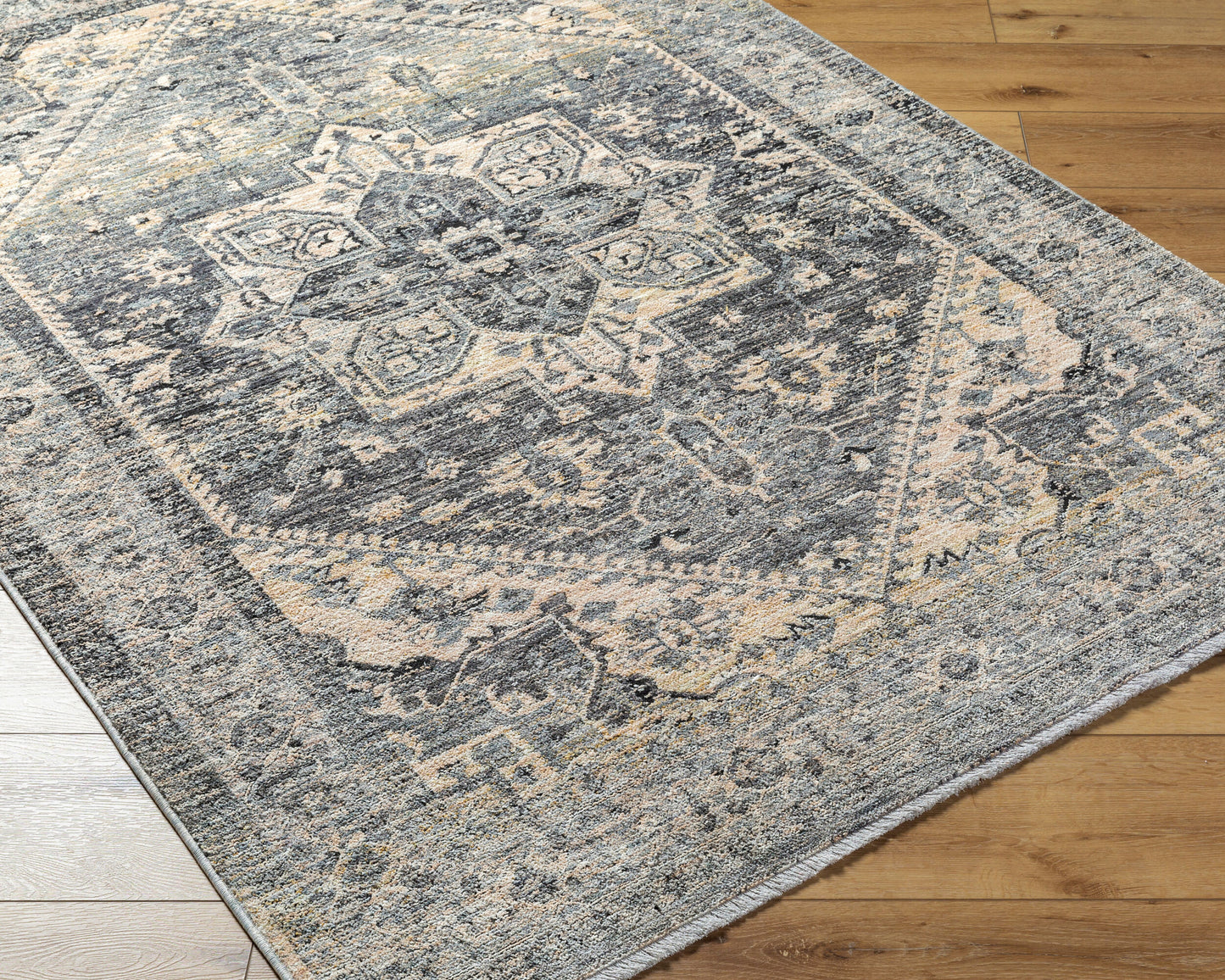 Chicago CHG-2316 6ft Round Machine Woven Area Rug