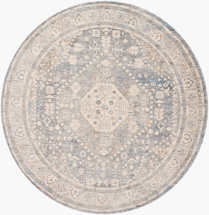 Chicago CHG-2318 8ft Round Machine Woven Area Rug