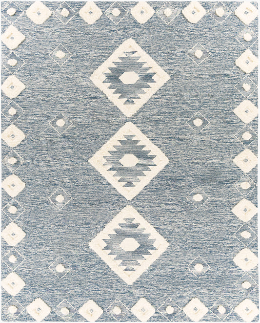 Alfombra Cherokee CHK-2301 de lana hecha a mano de 2,7 x 3,6 m