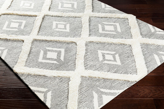 Alfombra Cherokee CHK-2303 de lana hecha a mano de 2,7 x 3,6 m