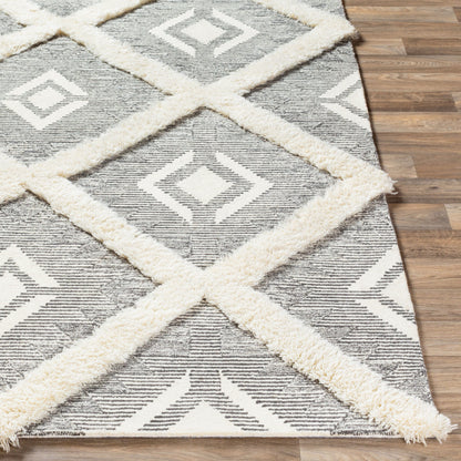 Alfombra Cherokee CHK-2303 de lana hecha a mano de 2,7 x 3,6 m