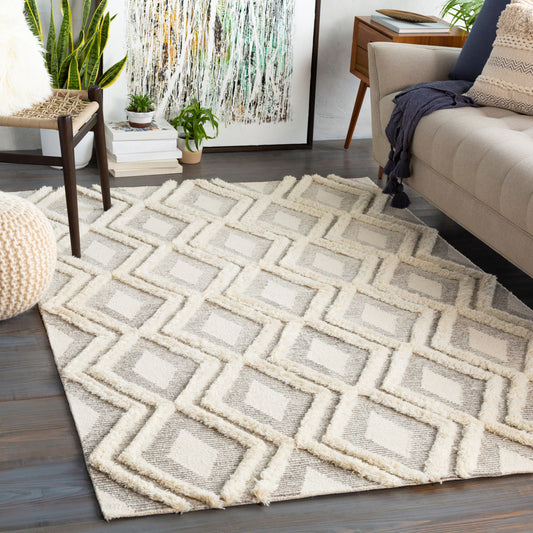 Cherokee CHK-2305 8ft Square Handmade Wool Area Rug