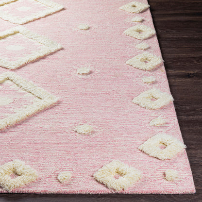 Alfombra decorativa de lana Cherokee CHK-2306 de 2' x 3' hecha a mano