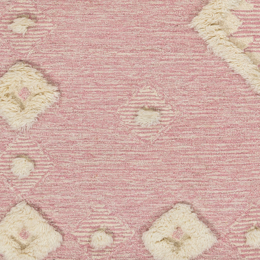 Alfombra decorativa de lana Cherokee CHK-2306 de 2' x 3' hecha a mano