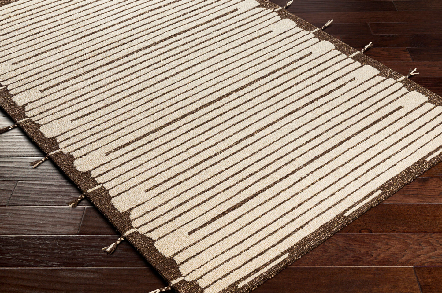 Alfombra Cherokee CHK-2311 de lana hecha a mano de 8' x 10'