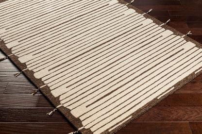 Alfombra Cherokee CHK-2311 de lana hecha a mano de 8' x 10'