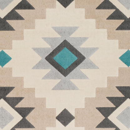 Alfombra decorativa tejida a máquina City CIT-2304 de 3' x 5'