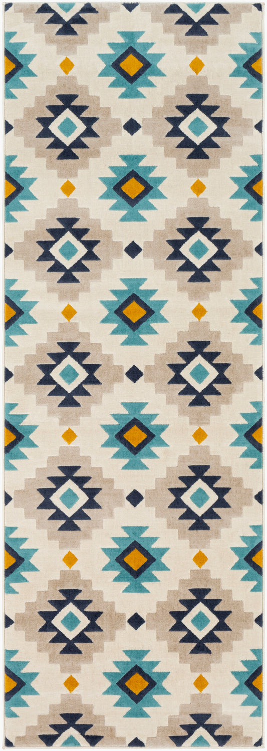 City CIT-2306 7ft Runner Machine Woven Runner Rug