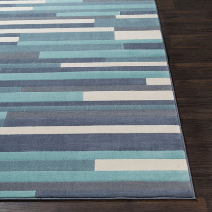 Alfombra decorativa tejida a máquina City CIT-2333 de 2' x 3'