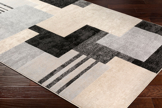 Alfombra decorativa tejida a máquina City CIT-2341 de 3' x 5'