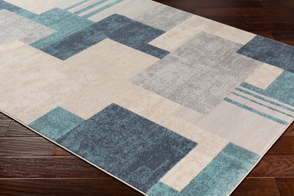 Alfombra decorativa tejida a máquina City CIT-2343 de 3' x 5'