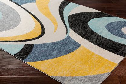 Alfombra decorativa tejida a máquina City CIT-2345 de 2' x 3'