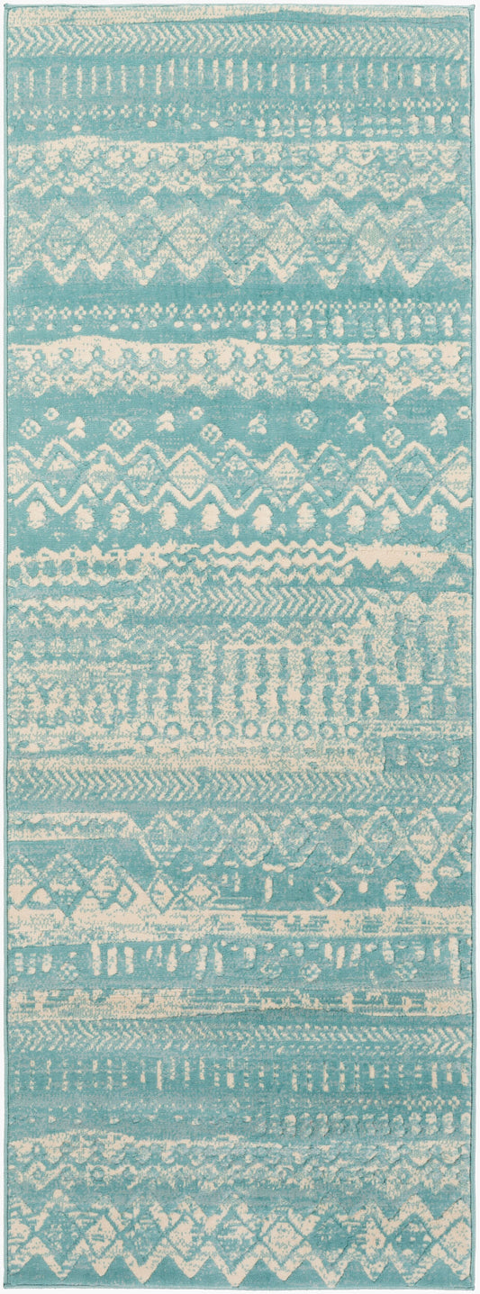 City CIT-2363 7ft Runner Machine Woven Runner Rug