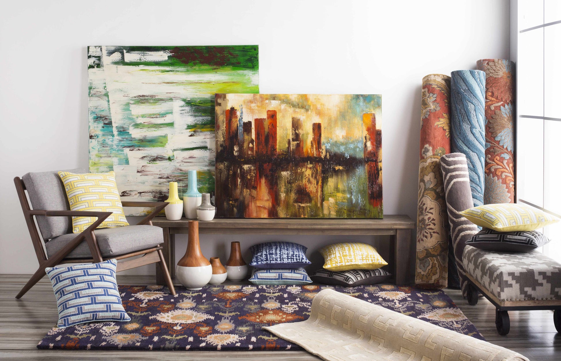 Mugal IN-8578 Hand Knotted Rug