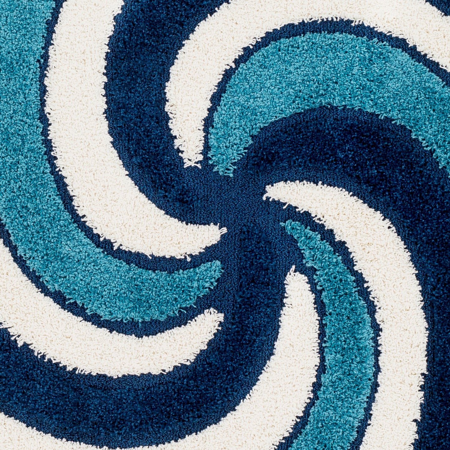 Alfombra decorativa tejida a máquina Cut &amp; Loop Shag CLG-2300 de 2' x 3'