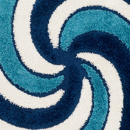 Alfombra decorativa tejida a máquina Cut &amp; Loop Shag CLG-2300 de 2' x 3'