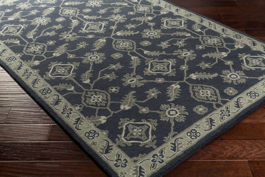 Alfombra de lana hecha a mano Castello CLL-1000 de 2,7 x 3,6 m