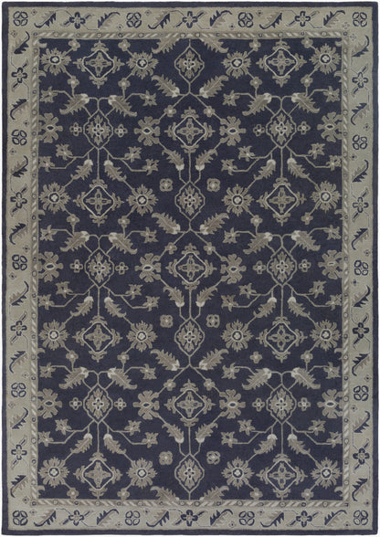 Alfombra de lana hecha a mano Castello CLL-1000 de 2,7 x 3,6 m