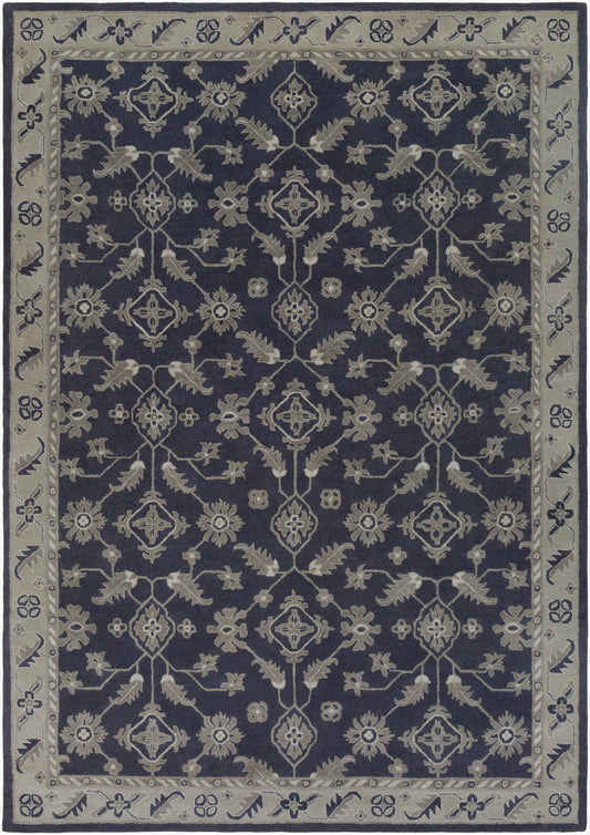 Alfombra de lana hecha a mano Castello CLL-1000 de 2,7 x 3,6 m