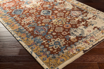 Alfombra de lana hecha a mano Castello CLL-1020 de 2,7 x 3,6 m