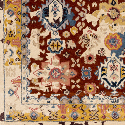 Alfombra de lana hecha a mano Castello CLL-1020 de 2,7 x 3,6 m