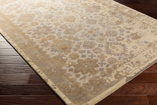 Alfombra de lana hecha a mano Castello CLL-1021 de 2,7 x 3,6 m