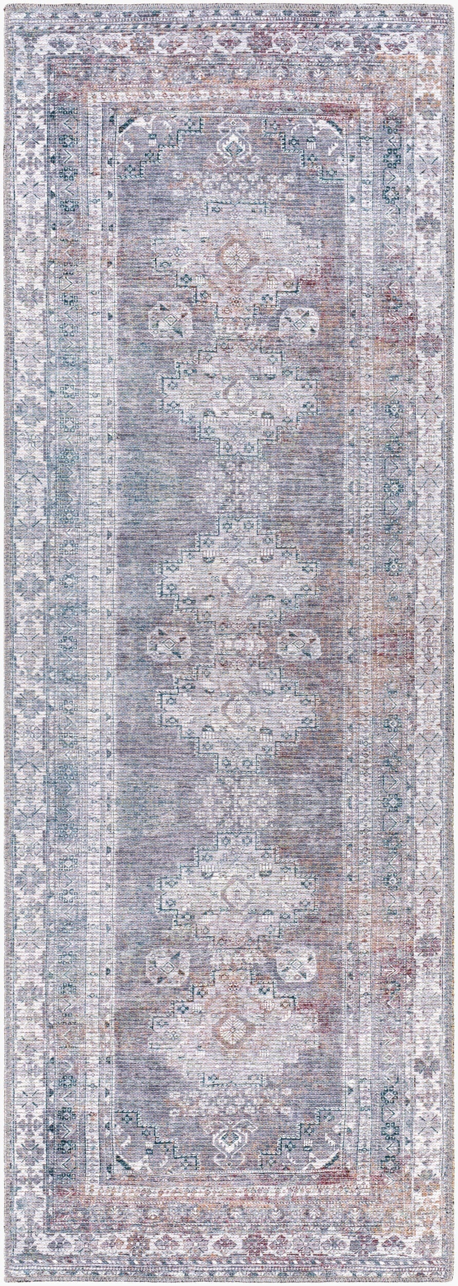 Colin CLN-2304 7ft Runner Machine Woven Washable Runner Rug