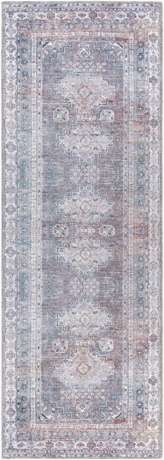 Colin CLN-2304 7ft Runner Machine Woven Washable Runner Rug