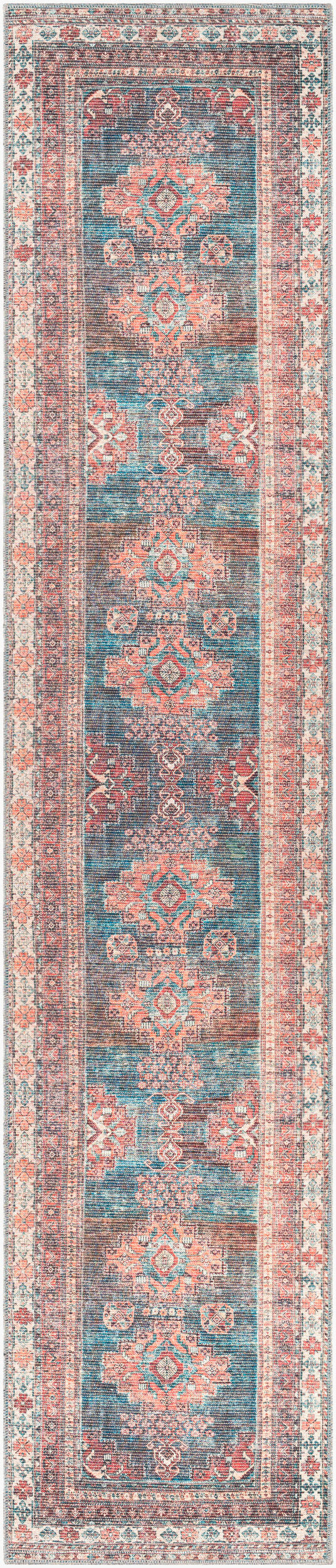 Colin CLN-2305 12ft Runner Machine Woven Washable Runner Rug