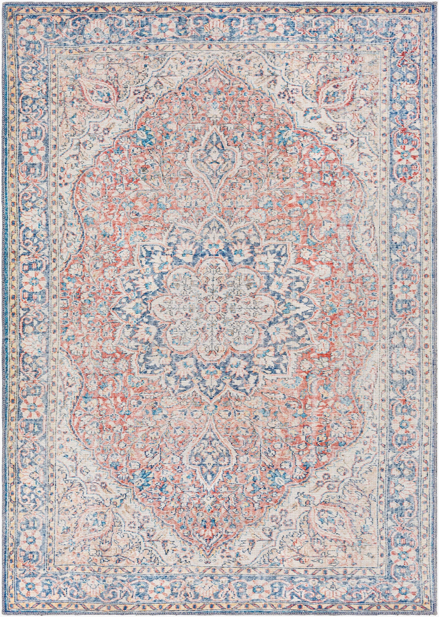 Colin CLN-2307 5' x 7' Machine Woven Washable Area Rug