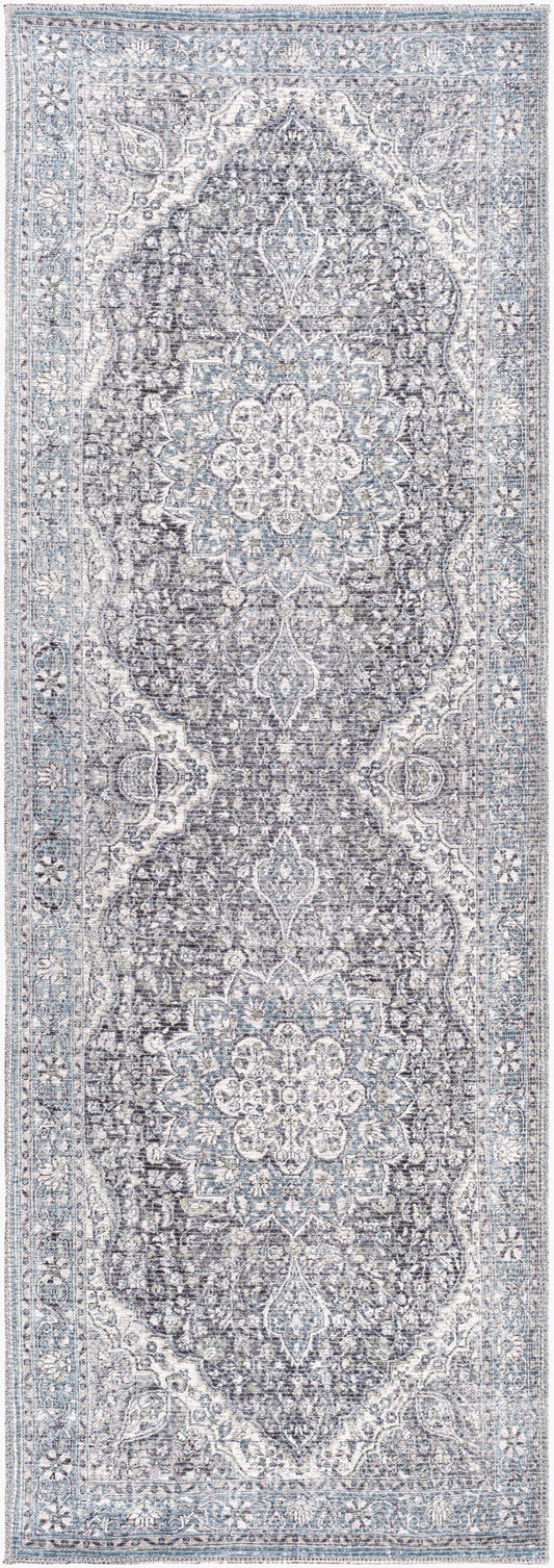 Colin CLN-2308 7ft Runner Machine Woven Washable Runner Rug