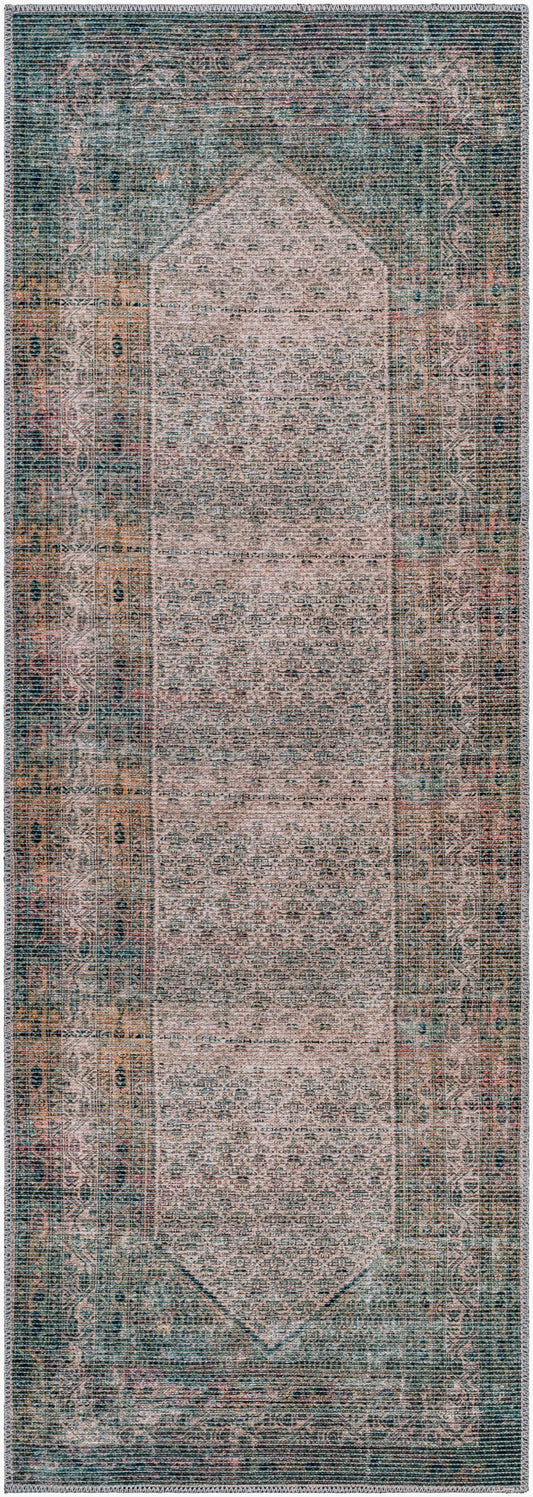 Colin CLN-2311 7ft Runner Machine Woven Washable Runner Rug
