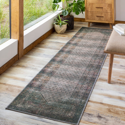 Colin CLN-2311 7ft Runner Machine Woven Washable Runner Rug
