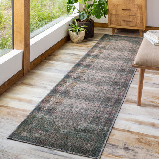 Colin CLN-2311 7ft Runner Machine Woven Washable Runner Rug
