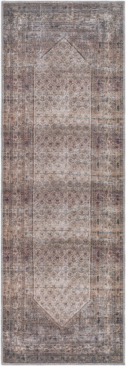 Colin CLN-2312 7ft Runner Machine Woven Washable Runner Rug