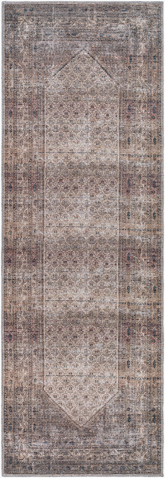 Colin CLN-2312 7ft Runner Machine Woven Washable Runner Rug