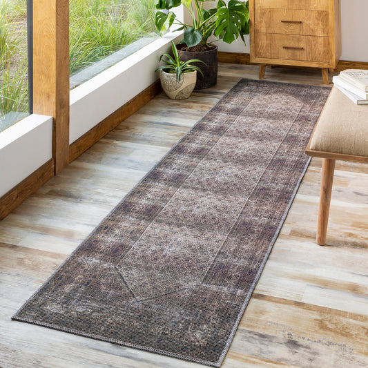 Colin CLN-2312 7ft Runner Machine Woven Washable Runner Rug