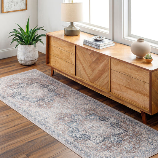 Colin CLN-2315 12ft Runner Machine Woven Washable Runner Rug