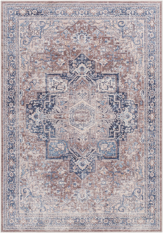 Colin CLN-2315 5' x 7' Machine Woven Washable Area Rug