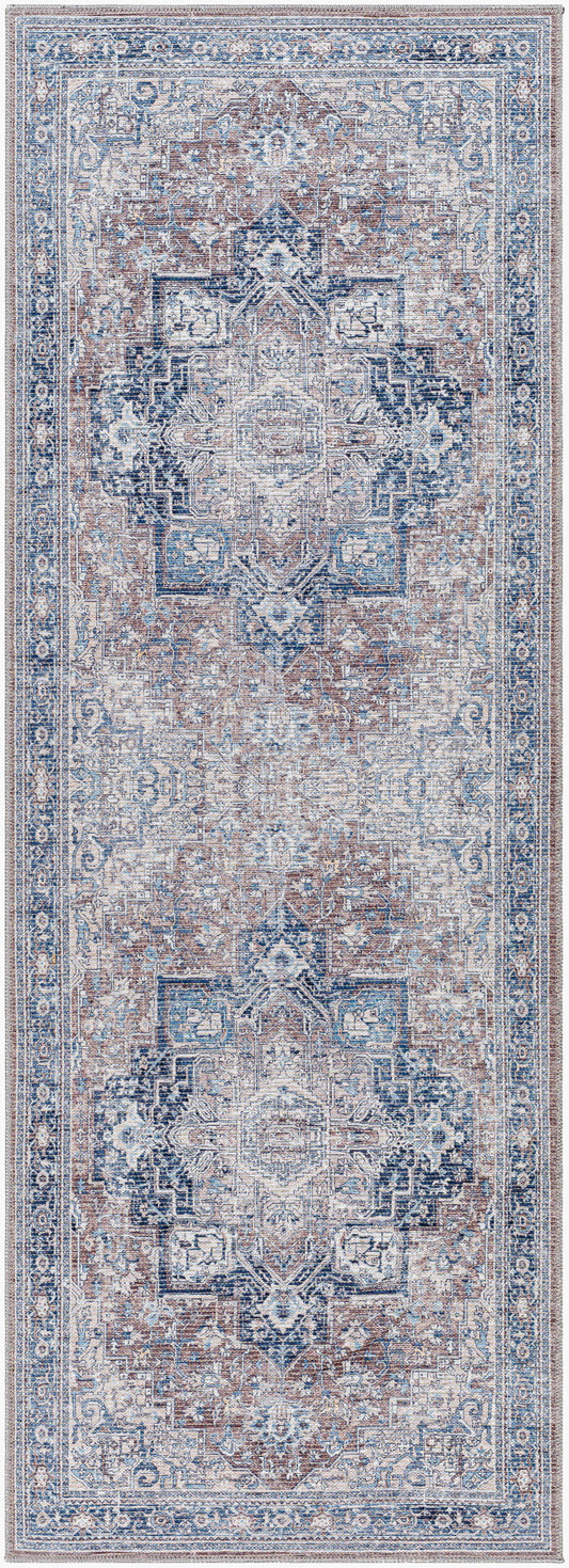 Colin CLN-2316 7ft Runner Machine Woven Washable Runner Rug