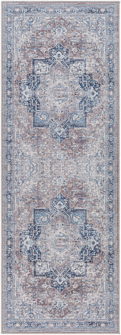 Colin CLN-2316 7ft Runner Machine Woven Washable Runner Rug