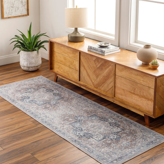 Colin CLN-2316 12ft Runner Machine Woven Washable Runner Rug