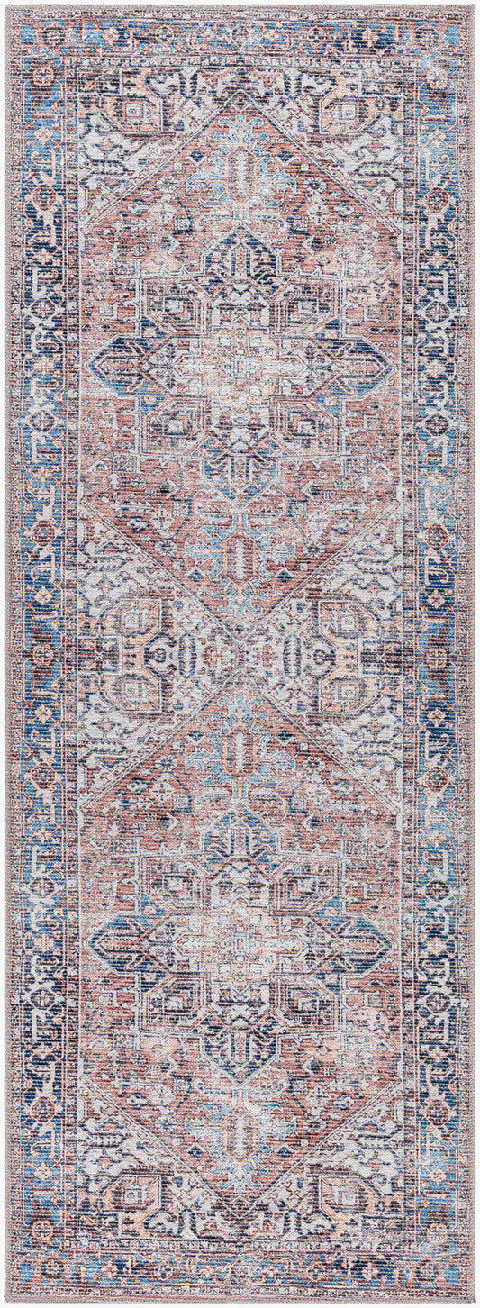 Colin CLN-2318 7ft Runner Machine Woven Washable Runner Rug