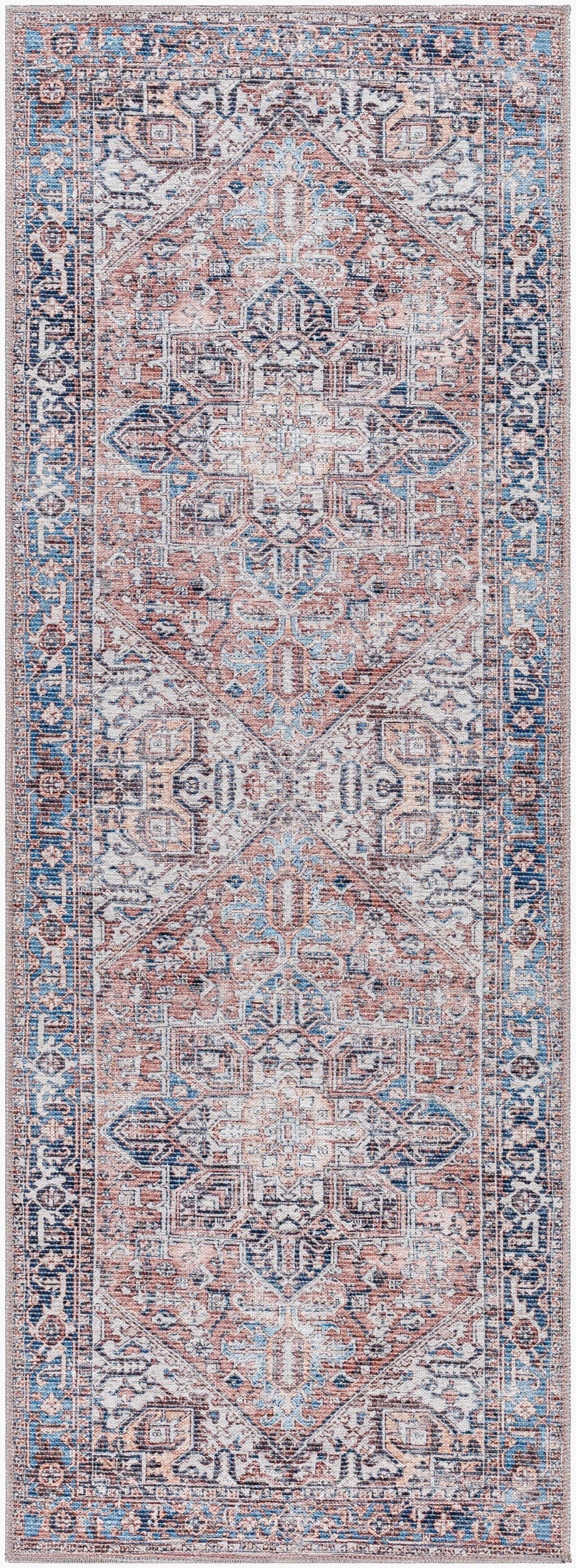 Colin CLN-2318 7ft Runner Machine Woven Washable Runner Rug