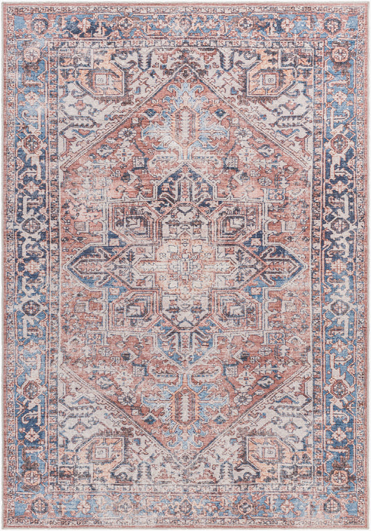 Colin CLN-2318 5' x 7' Machine Woven Washable Area Rug